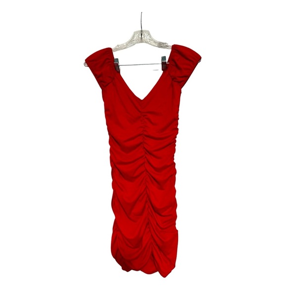 Red Bodycon Dress Size Small, Planet Gold - Picture 1 of 3
